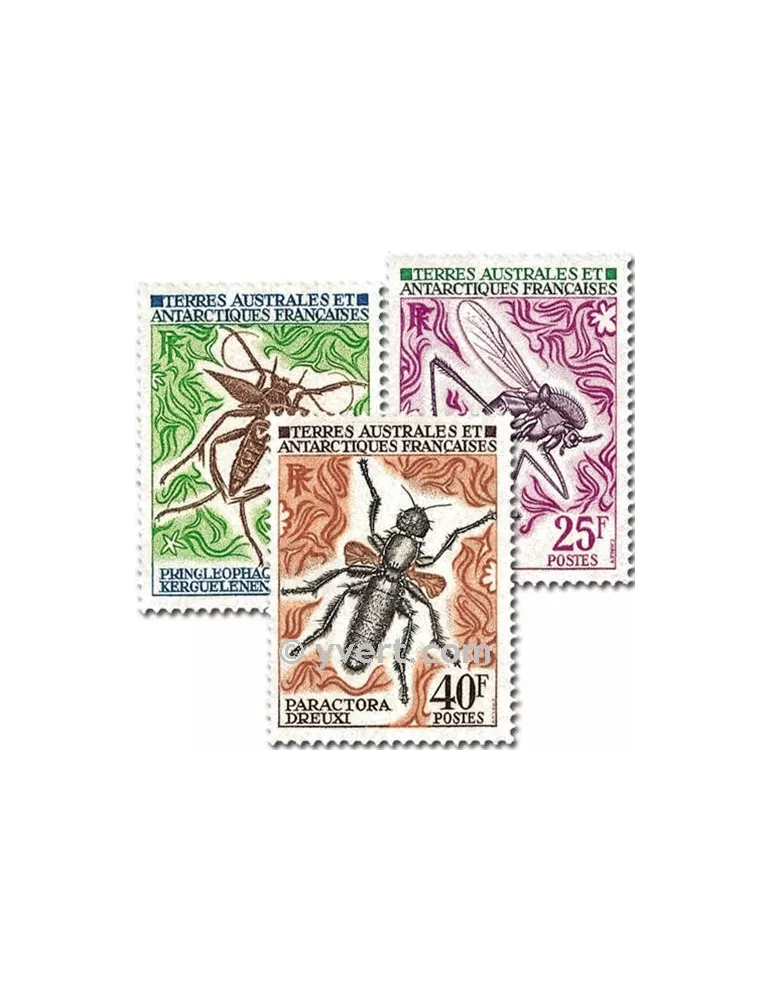 n° 40/42 -  Timbre TAAF Poste