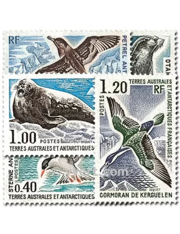 n° 55/60 -  Timbre TAAF Poste 2