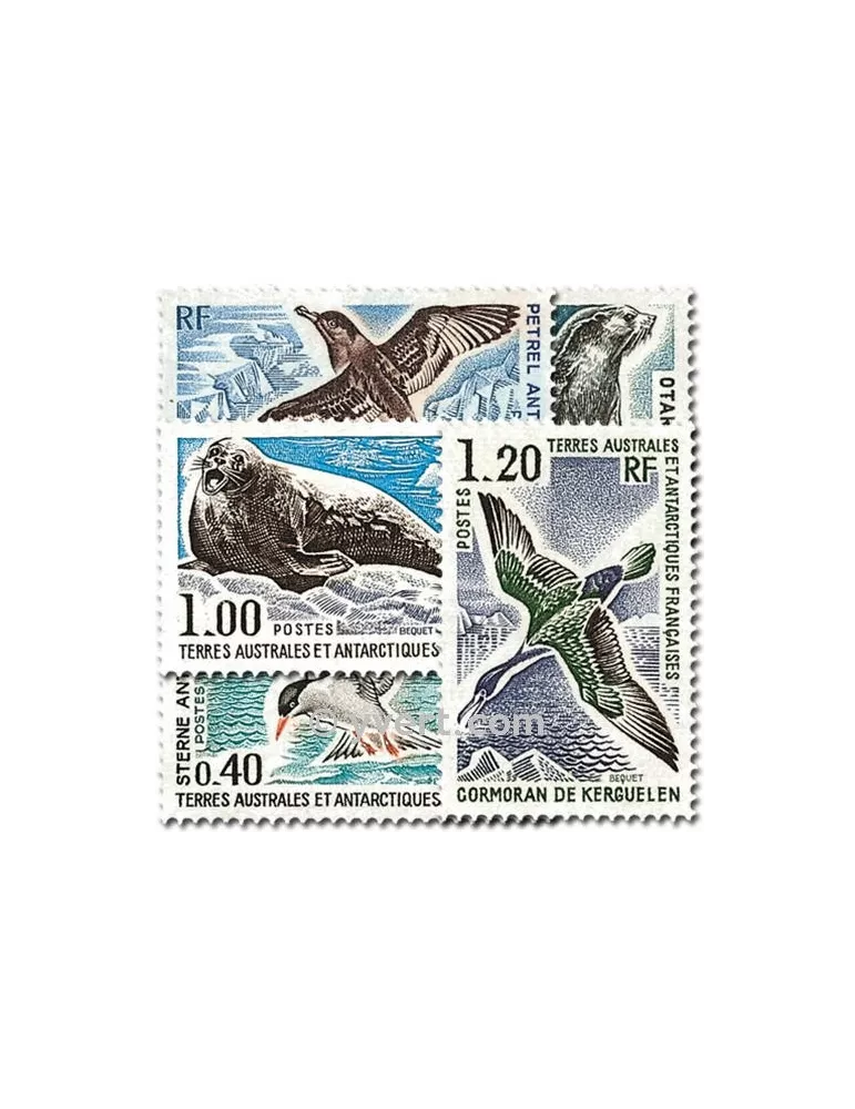n° 55/60 -  Timbre TAAF Poste