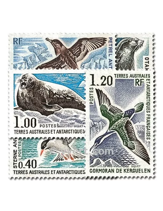 n° 55/60 -  Timbre TAAF Poste