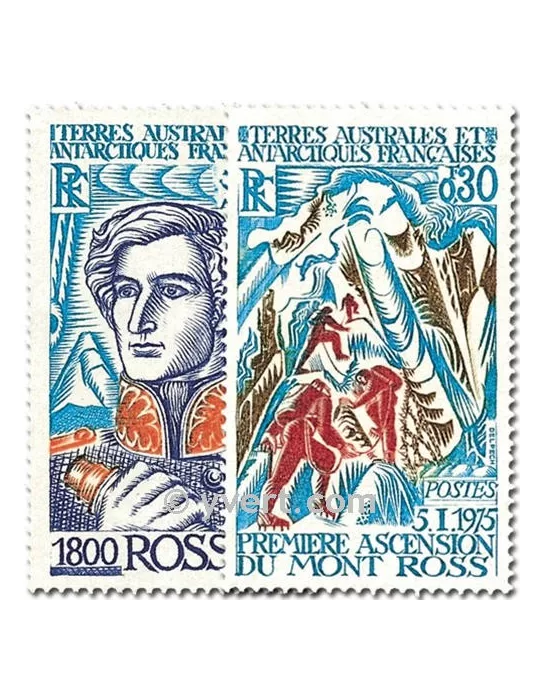 n° 61/62 -  Timbre TAAF Poste