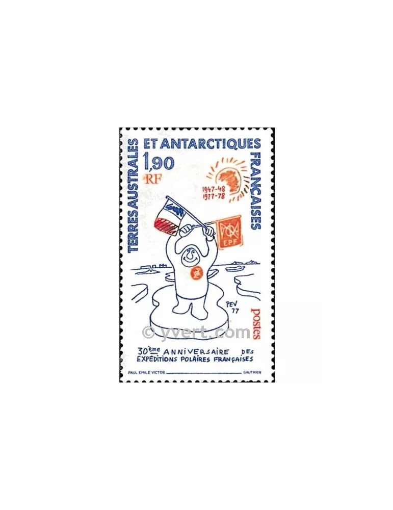 n° 73 -  Timbre TAAF Poste