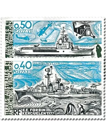 n° 74/75 -  Timbre TAAF Poste 2