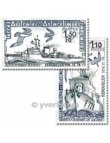 n° 79/80 -  Timbre TAAF Poste 2