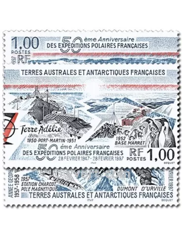 n° 223/225 -  Timbre TAAF Poste 2