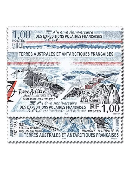 n° 223/225 -  Timbre TAAF Poste