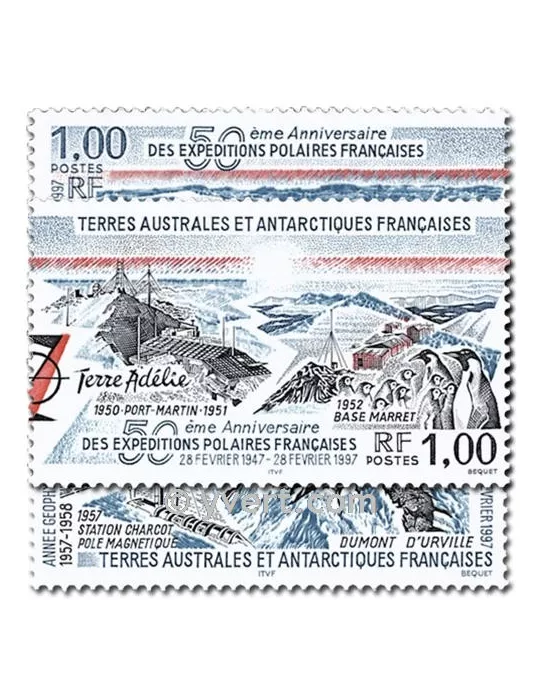 n° 223/225 -  Timbre TAAF Poste