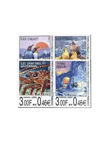 n° 281/284 (BF 4) -  Timbre TAAF Poste