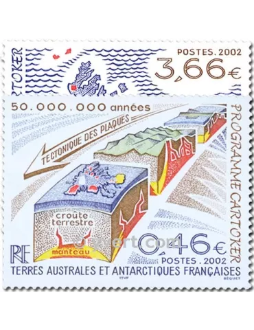 n° 336/337 -  Timbre TAAF Poste 2