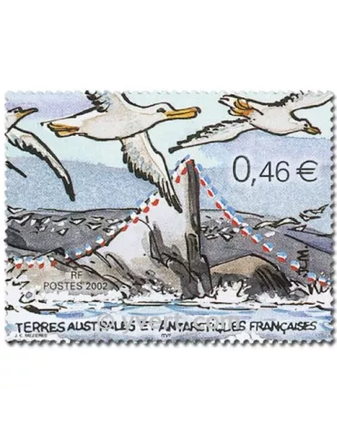 n° 340/343 -  Timbre TAAF Poste 2