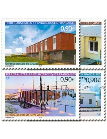 n° 395/398 -  Timbre TAAF Poste 2