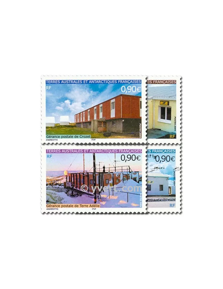 n° 395/398 -  Timbre TAAF Poste