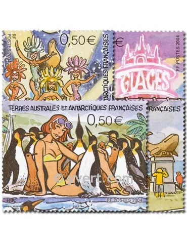 n° 399/402 -  Timbre TAAF Poste 2