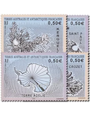 n° 431/434 -  Timbre TAAF Poste 2