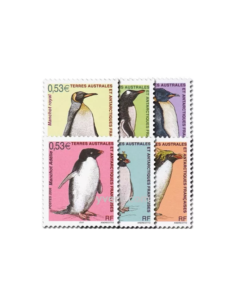 n° 445/450 -  Timbre TAAF Poste