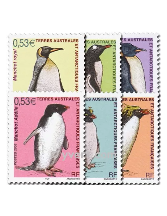 n° 445/450 -  Timbre TAAF Poste