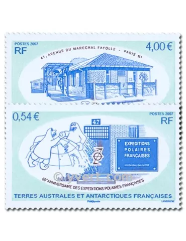n° 459/460 -  Timbre TAAF Poste 2