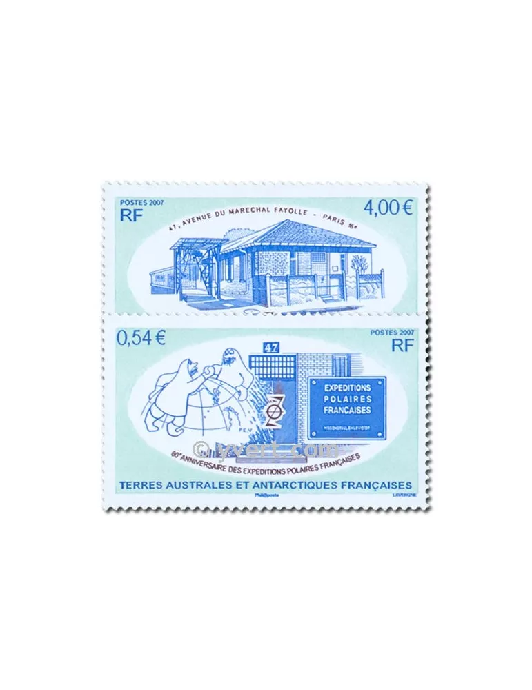 n° 459/460 -  Timbre TAAF Poste