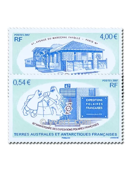 n° 459/460 -  Timbre TAAF Poste