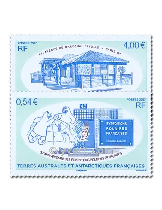n° 459/460 -  Timbre TAAF Poste