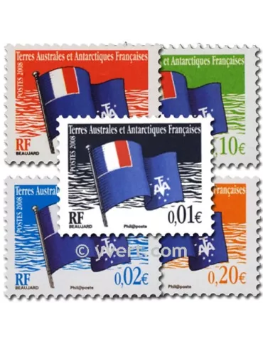 n° 494/498 -  Timbre TAAF Poste 2