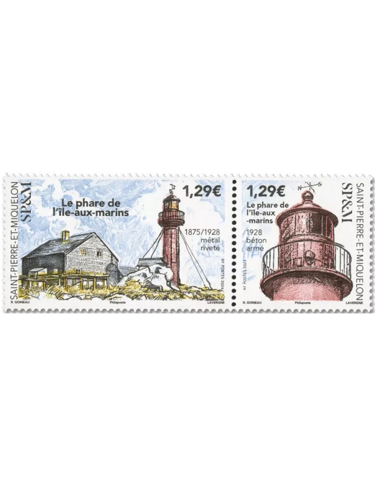 n° 1331/1332 - Timbre Saint-Pierre et Miquelon Poste