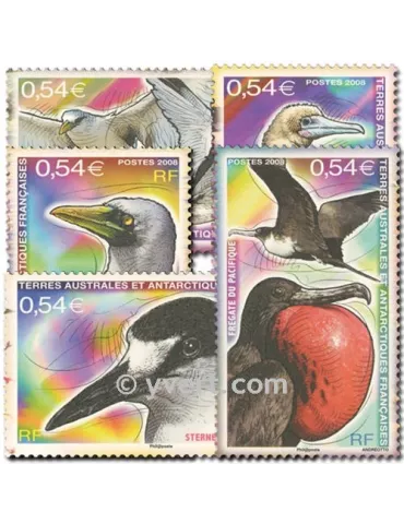 n° 514/518 -  Timbre TAAF Poste 2
