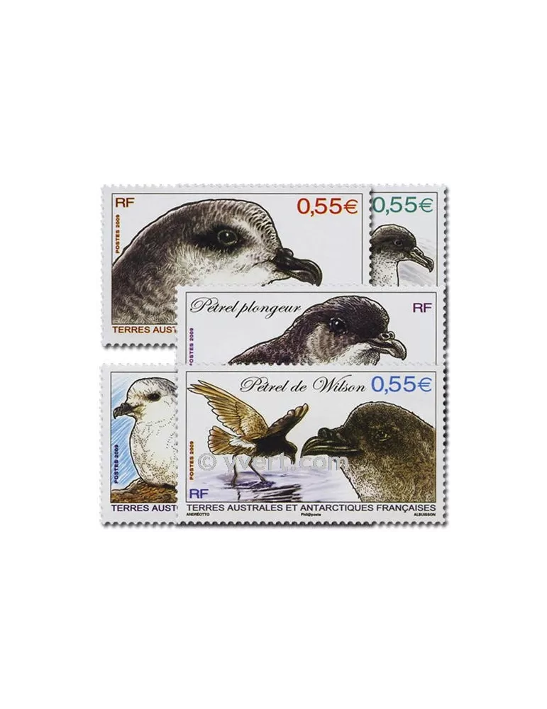 n° 530/534 -  Timbre TAAF Poste
