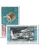 n° PA8/9 -  Timbre TAAF Année complète (1965)