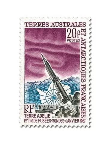 n° 23 -  Timbre TAAF Année complète (1967)