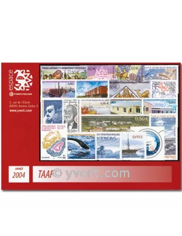 n° 384/403 -  Timbre TAAF Année complète (2004)