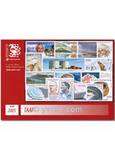 n° 404/434 -  Timbre TAAF Année complète (2005)
