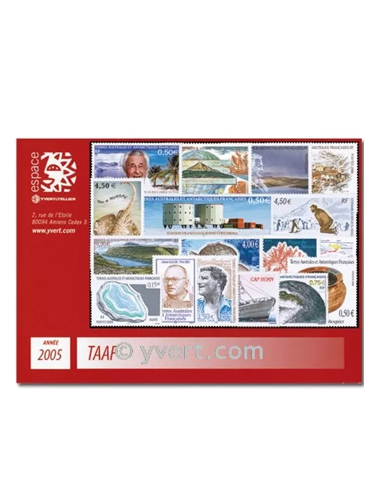 n° 404/434 -  Timbre TAAF Année complète (2005)
