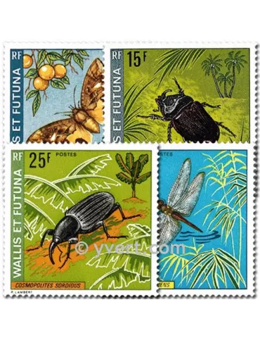 n° 185/188 -  Timbre Wallis et Futuna Poste 2
