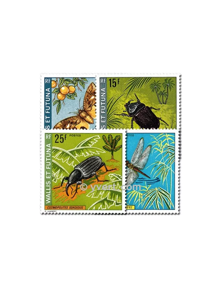 n° 185/188 -  Timbre Wallis et Futuna Poste