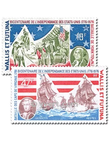 n° 190/191 -  Timbre Wallis et Futuna Poste 2