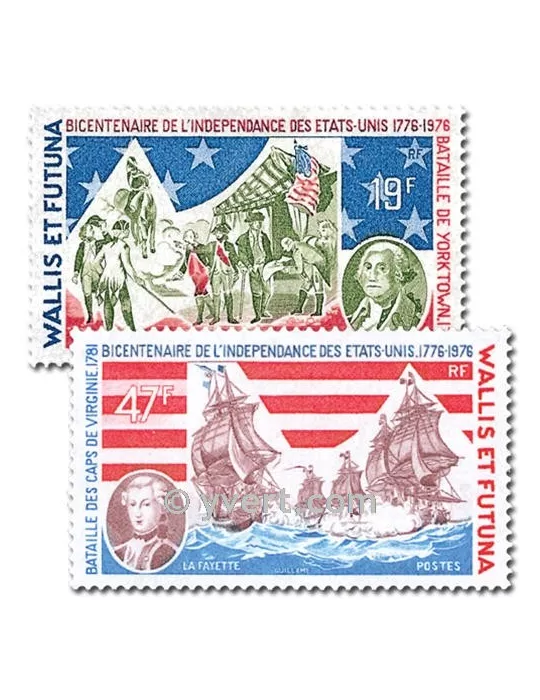 n° 190/191 -  Timbre Wallis et Futuna Poste