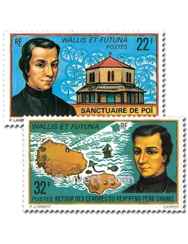 n° 196/197 -  Timbre Wallis et Futuna Poste 2