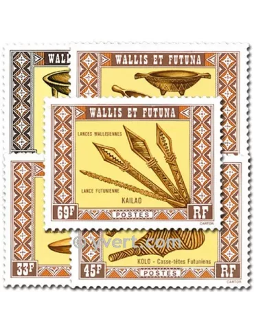n° 198/202 -  Timbre Wallis et Futuna Poste 2