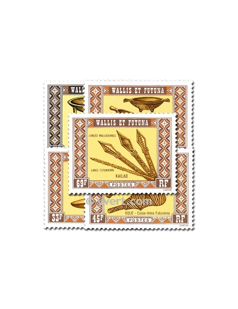 n° 198/202 -  Timbre Wallis et Futuna Poste