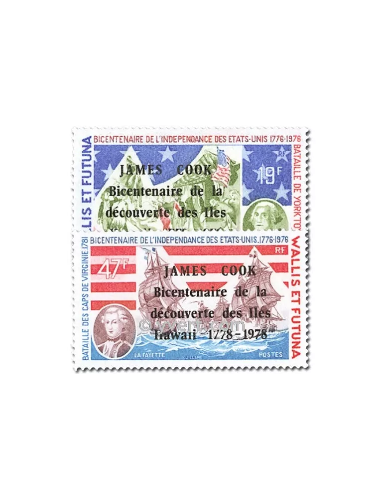n° 208/209 -  Timbre Wallis et Futuna Poste