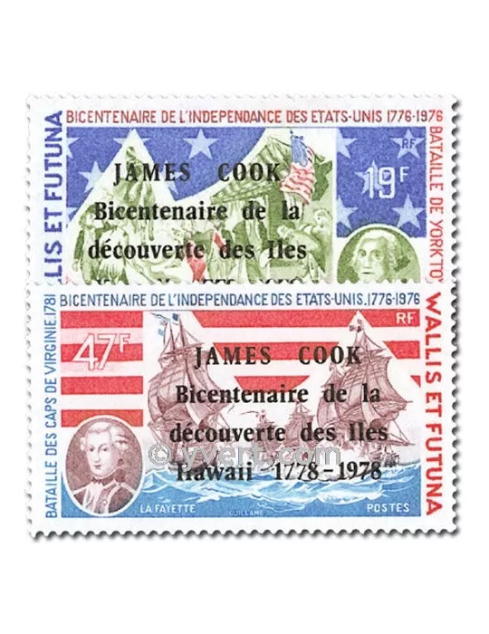n° 208/209 -  Timbre Wallis et Futuna Poste