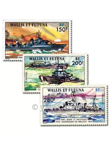 n° 210/212 -  Timbre Wallis et Futuna Poste 2
