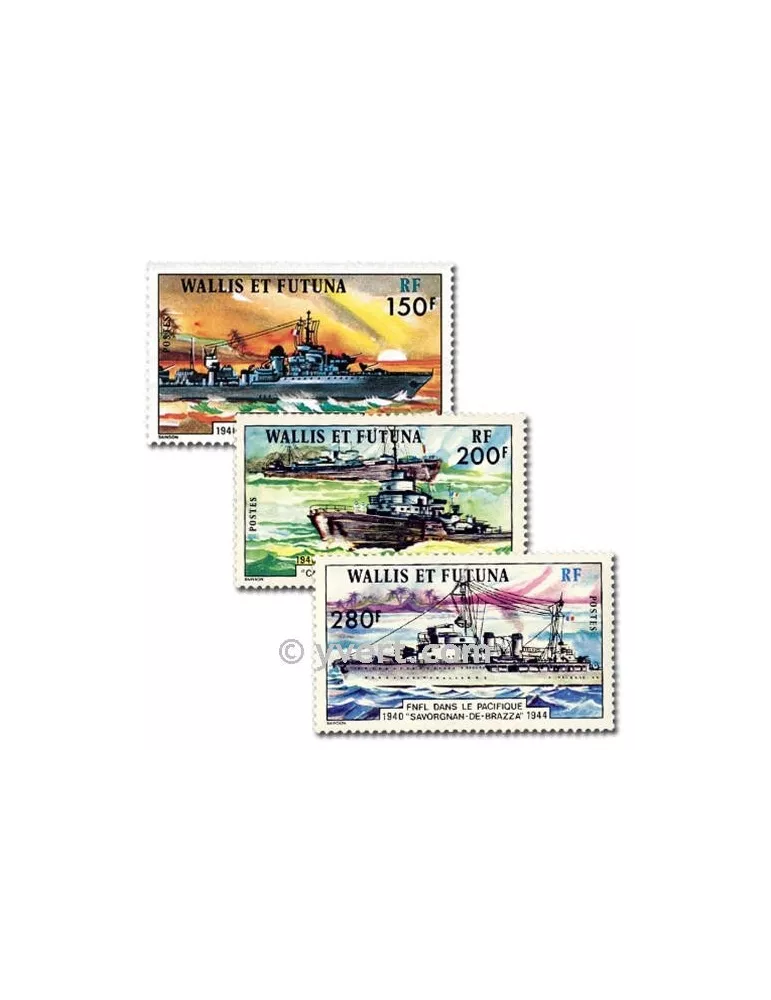 n° 210/212 -  Timbre Wallis et Futuna Poste