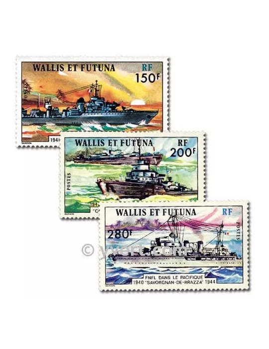 n° 210/212 -  Timbre Wallis et Futuna Poste