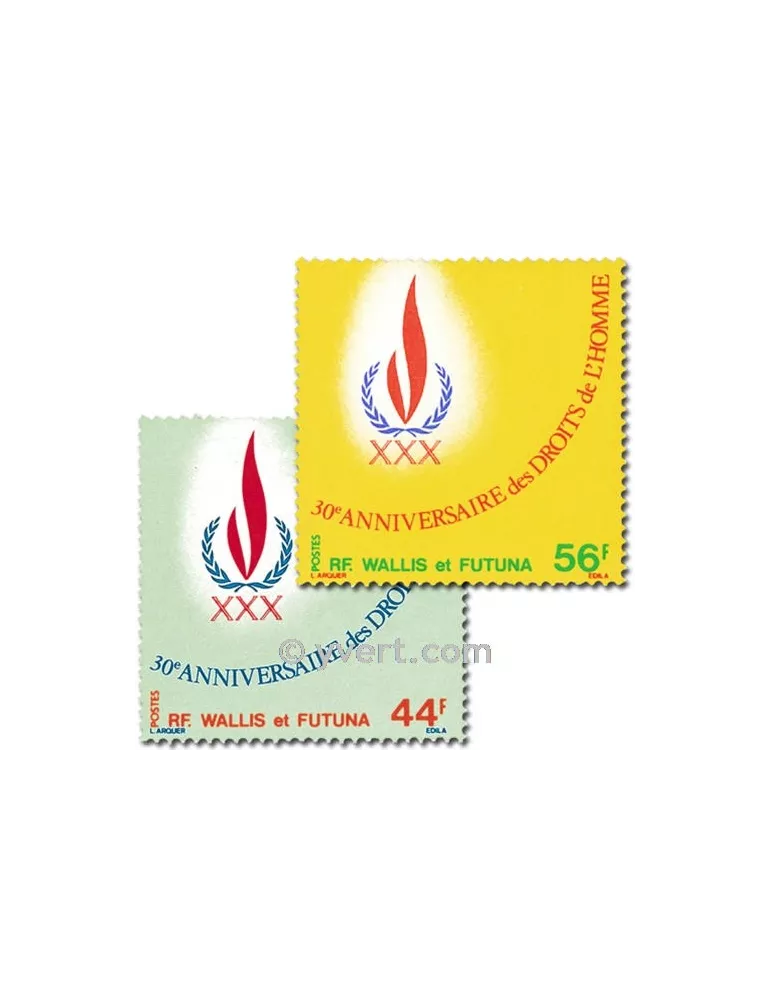 n° 224/225 -  Timbre Wallis et Futuna Poste