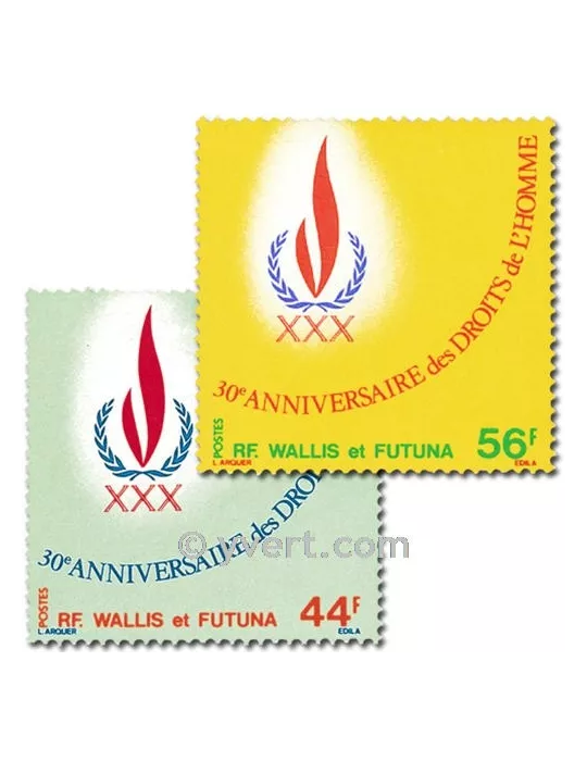 n° 224/225 -  Timbre Wallis et Futuna Poste