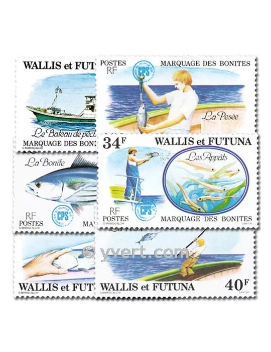 n° 226/231 -  Timbre Wallis et Futuna Poste