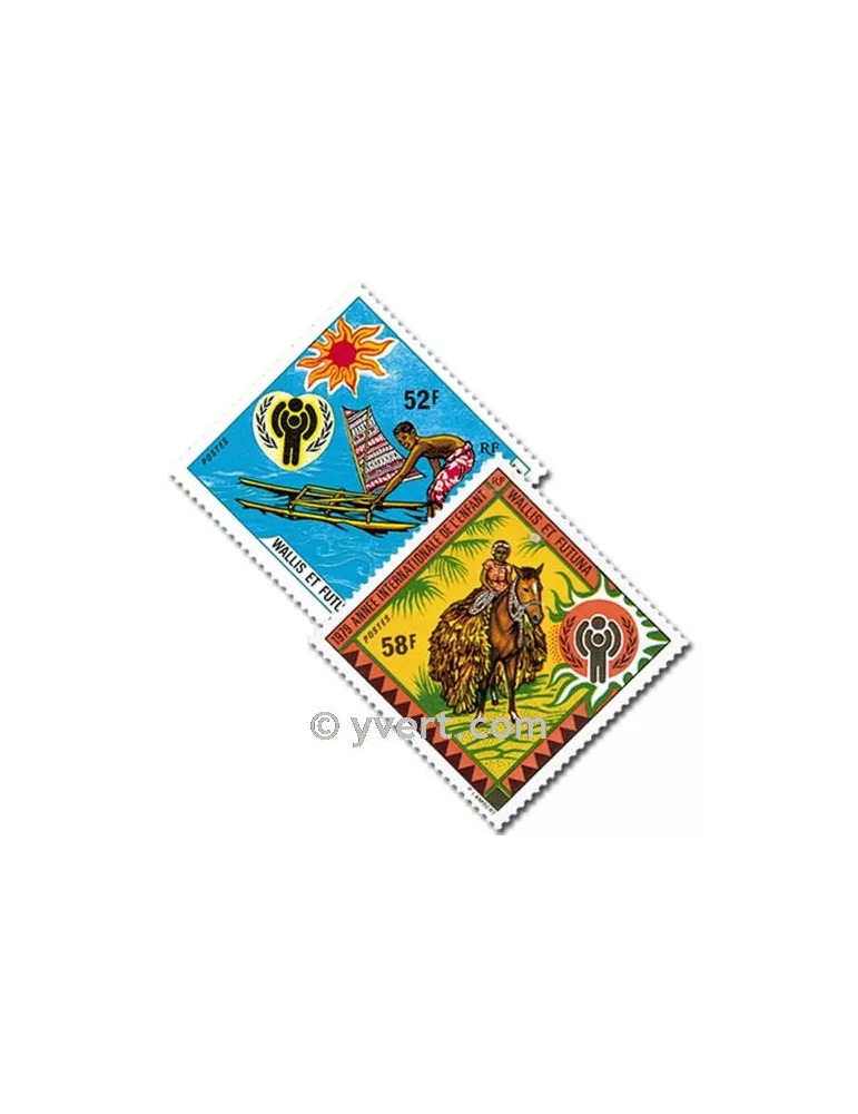 n° 232/233 -  Timbre Wallis et Futuna Poste