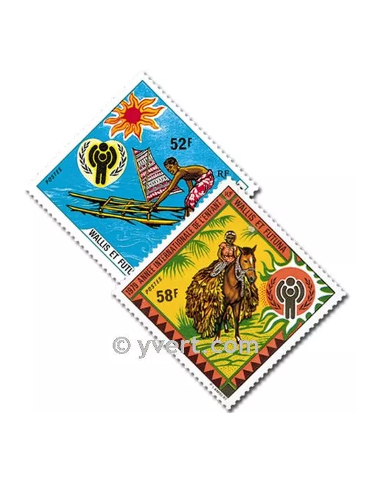 n° 232/233 -  Timbre Wallis et Futuna Poste